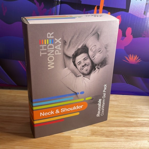 The Wonder Pax Neck & Shoulder Reusable Cool/Warm Gel Pack New In Box - Picture 2 of 12